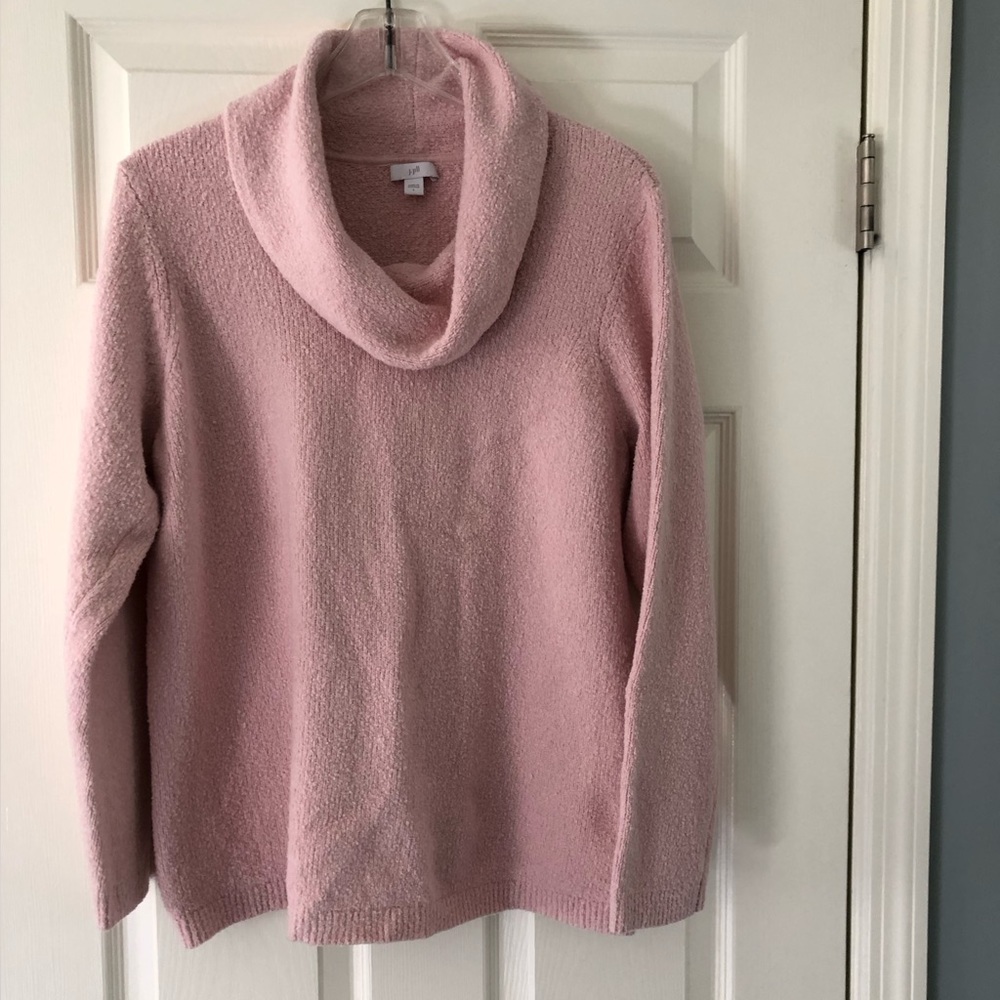 J Jill Boucle Cowl Neck Top.